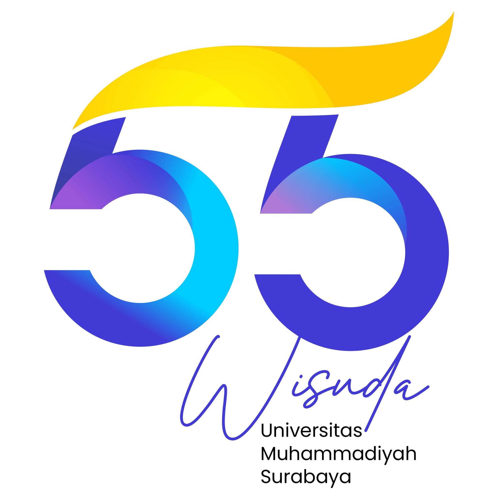 Logo Resmi Wisuda 55